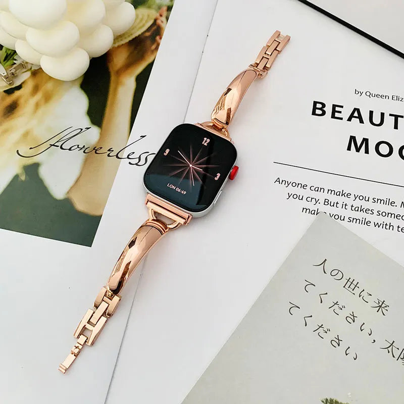 Minimalist Apple Watch Bracelet Bands - Rose Gold