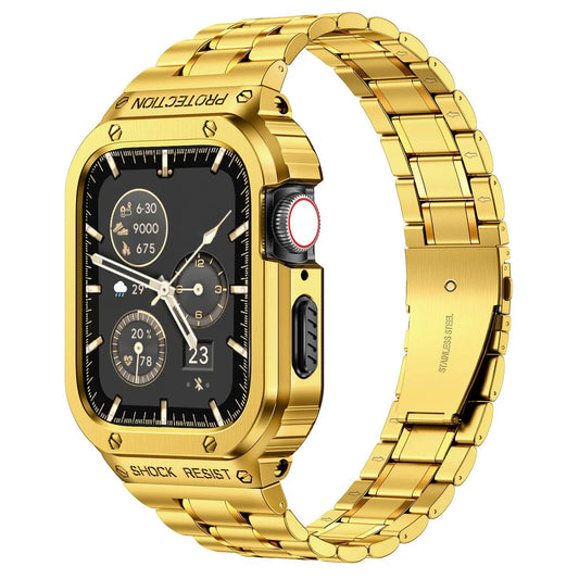 Luxury Apple Watch Band and Case - Premium Gold Finish
