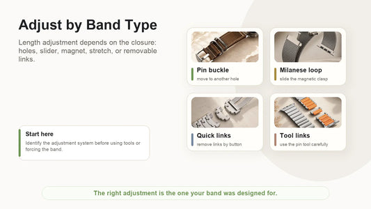How to Adjust Apple Watch Band