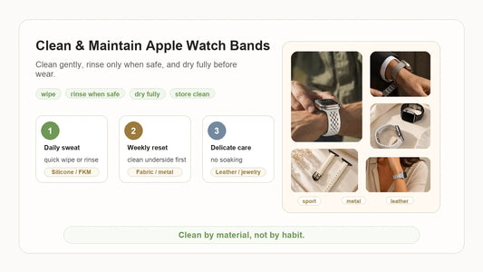 How to Clean Apple Watch Bands: Cleaning & Care Guide