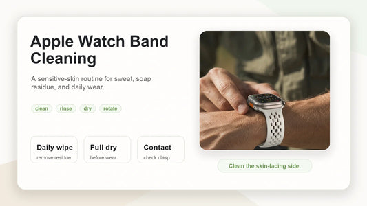 How to Clean Apple Watch Bands for Sensitive Skin
