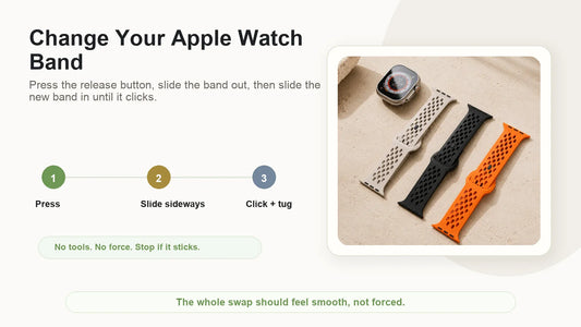 How to Change Your Apple Watch Band Step by Step