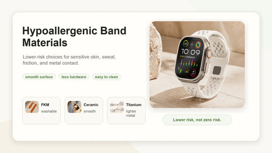 Hypoallergenic Apple Watch Band Materials for Sensitive Skin