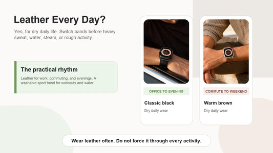 Can You Wear a Leather Apple Watch Band Every Day?