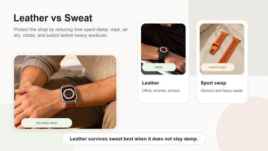 How to Protect Your Leather Apple Watch Band from Sweat