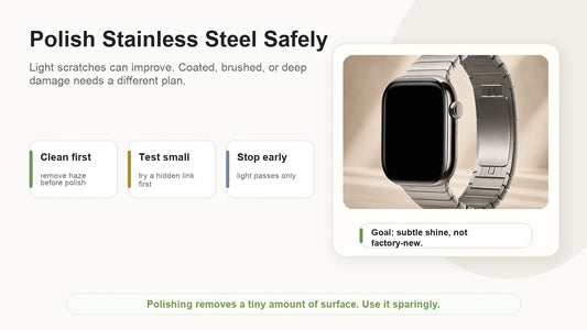 How to Polish a Stainless Steel Apple Watch Band Safely