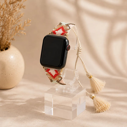 Bohemian Handwoven Band for Apple Watch style 6