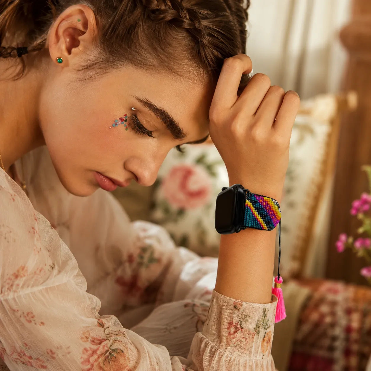 Bohemian Handwoven Band for Apple Watch view 2