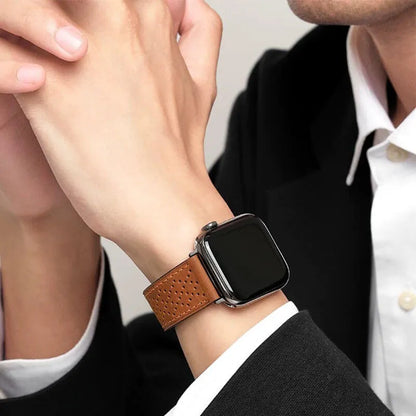 Cinturino Apple Watch in Pelle Magnetico - Verde