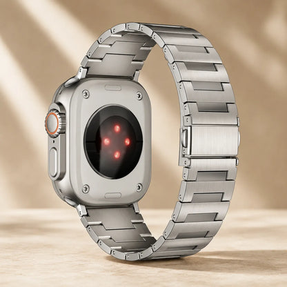 Business Titanium Apple Watch Band back