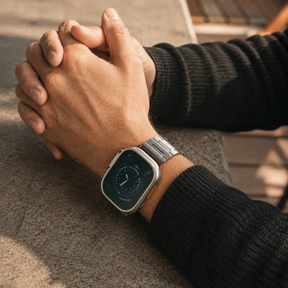 Business Titanium Apple Watch Band outfit 2
