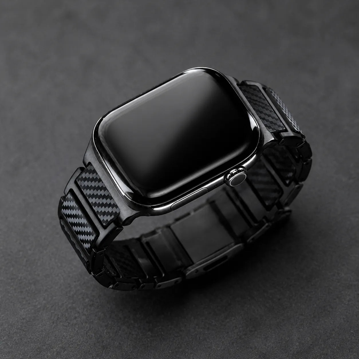 Carbon Fiber & Titanium Apple Watch Band show