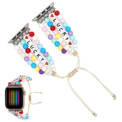 Colorful Beaded watch bands for Apple Watch