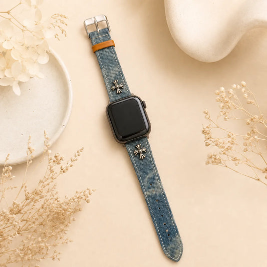 Denim Apple Watch Band retro blue