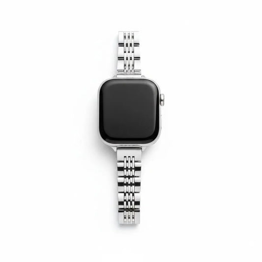 Dressy Silver Apple Watch Bracelet for Women
