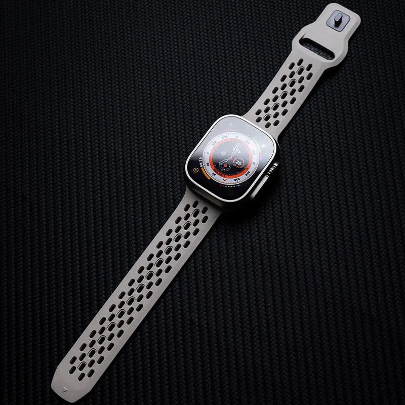 Breathable Fluoroelastomer Apple Watch Band - Starlight