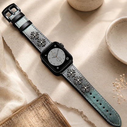 Gothic Chrome Hearts Apple Watch Band green