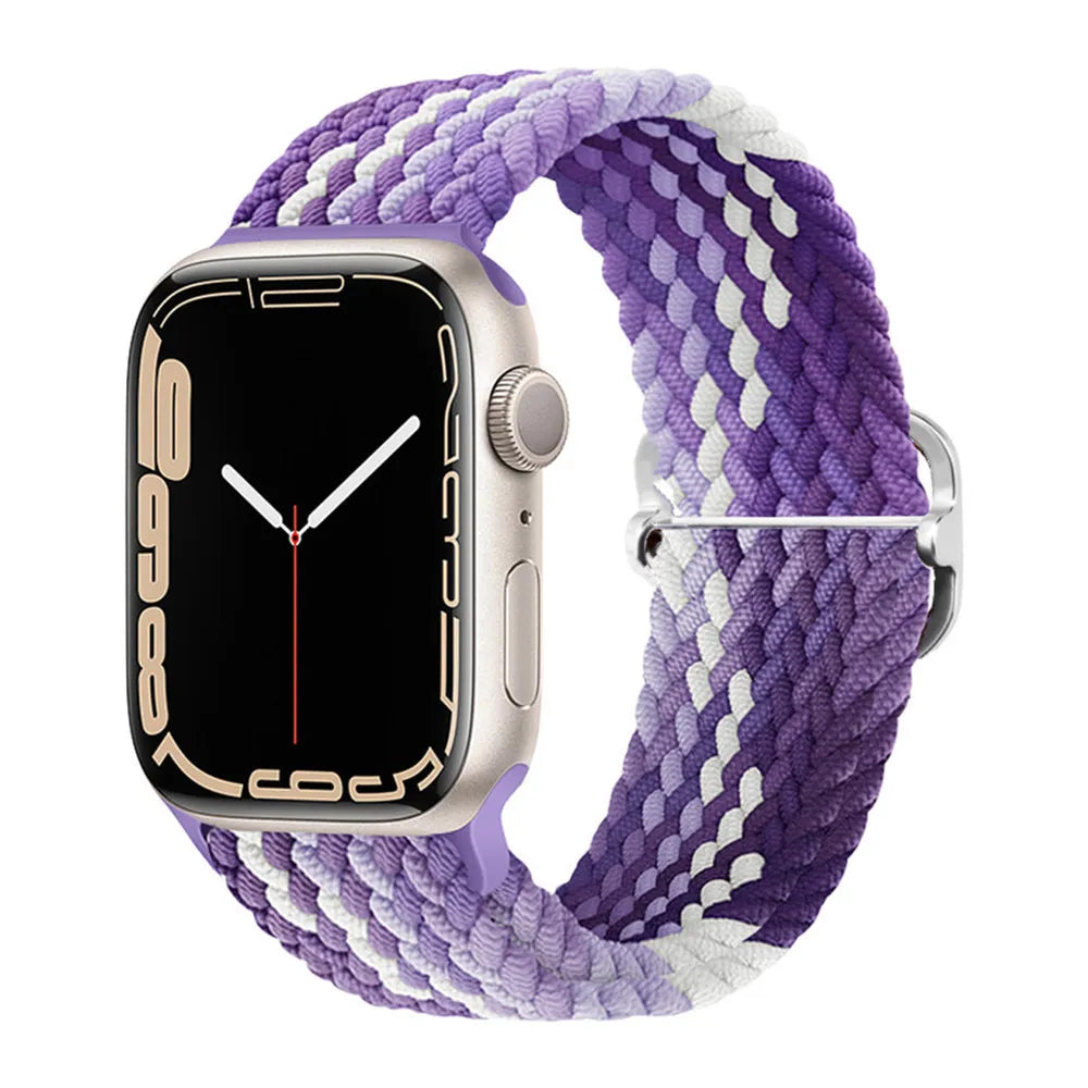 Grape Purple Braided Apple Watch Band