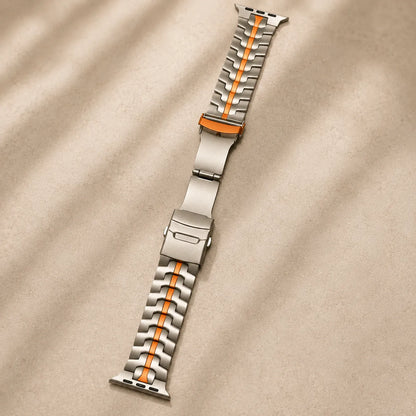 Iron Man Inspired Apple Watch Stainless Steel Band back preview