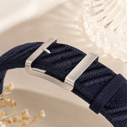 Knit Apple Watch Band with Twill Texture buckle
