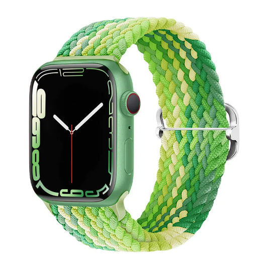 Lime Green Braided Apple Watch Band