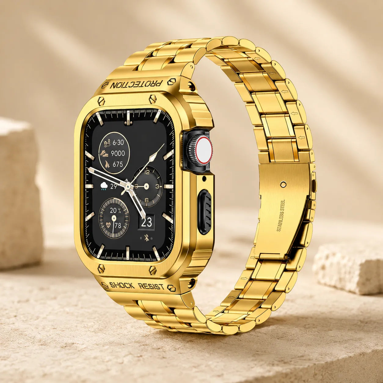 Luxury Apple Watch Band and Case gold