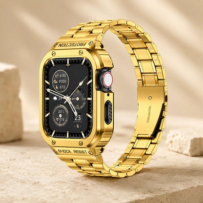 Luxury Apple Watch Band and Case gold