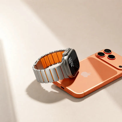 Metal & Silicone Link Band for Apple Watch preview