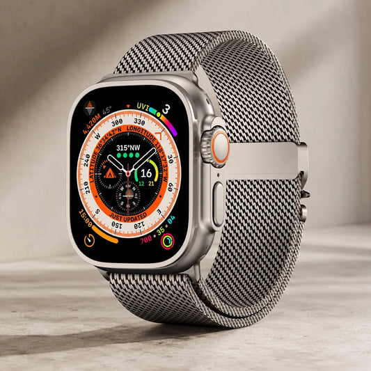 Milanese Loop Apple Watch Band Natural