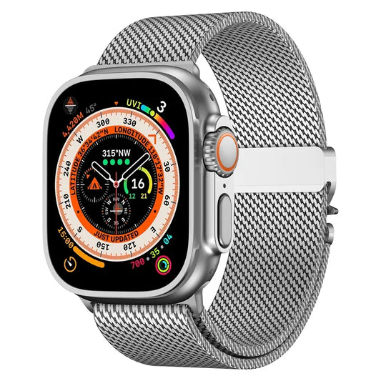 Milanese Loop Apple Watch Band in Silver