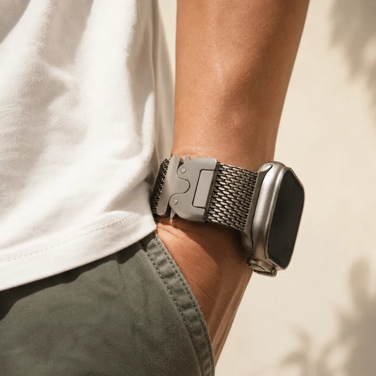 Milanese Loop Apple Watch Band outfit