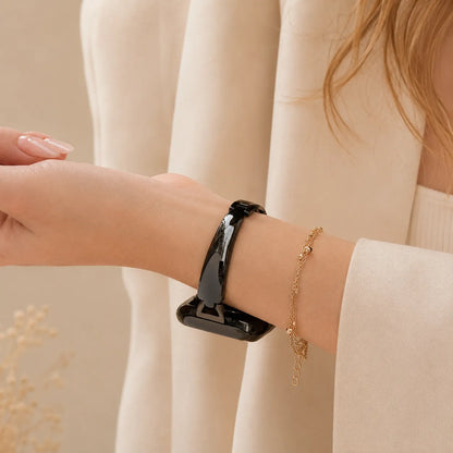 Minimalist AppleWatch Bracelet Band black preview