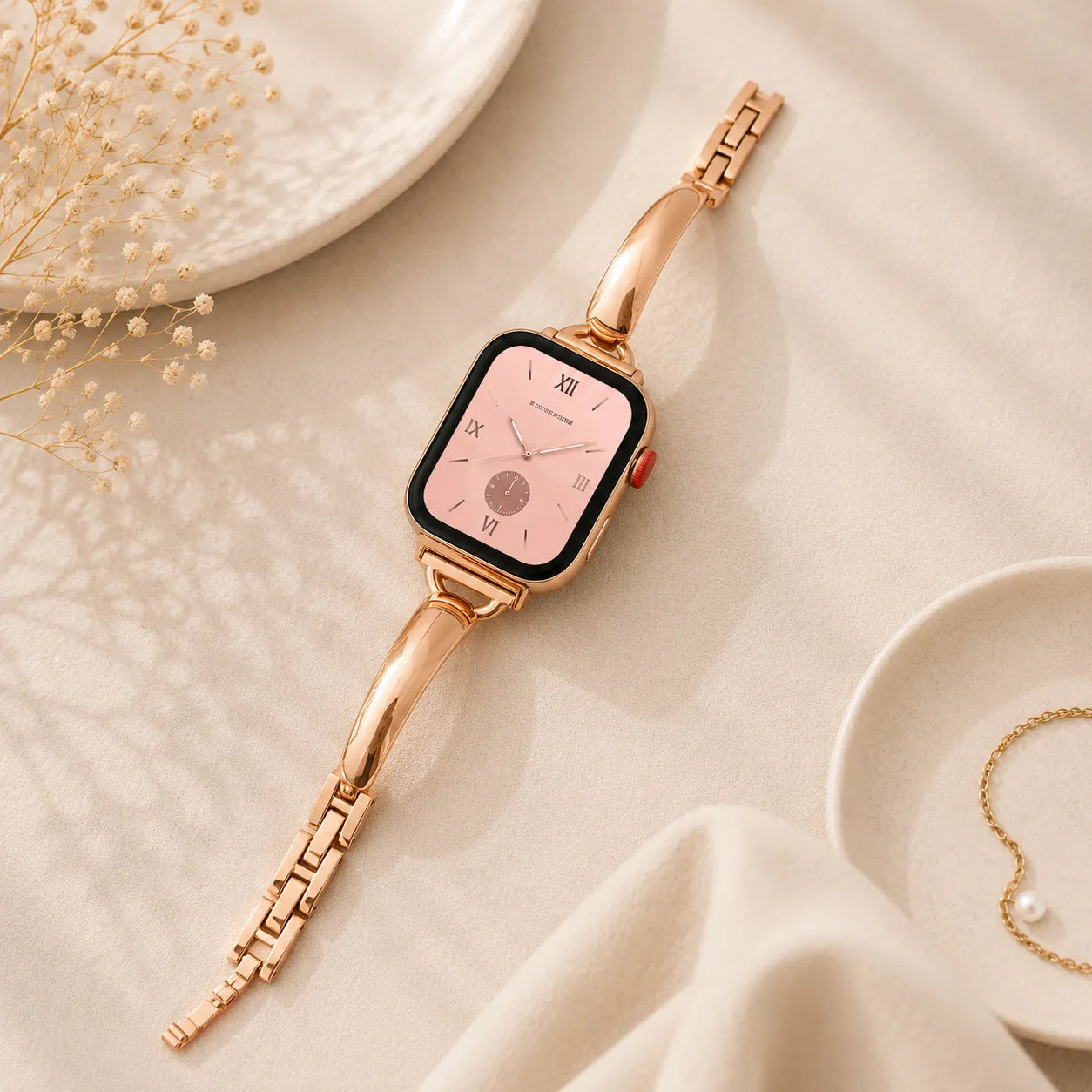 Minimalist AppleWatch Bracelet Band rose gold