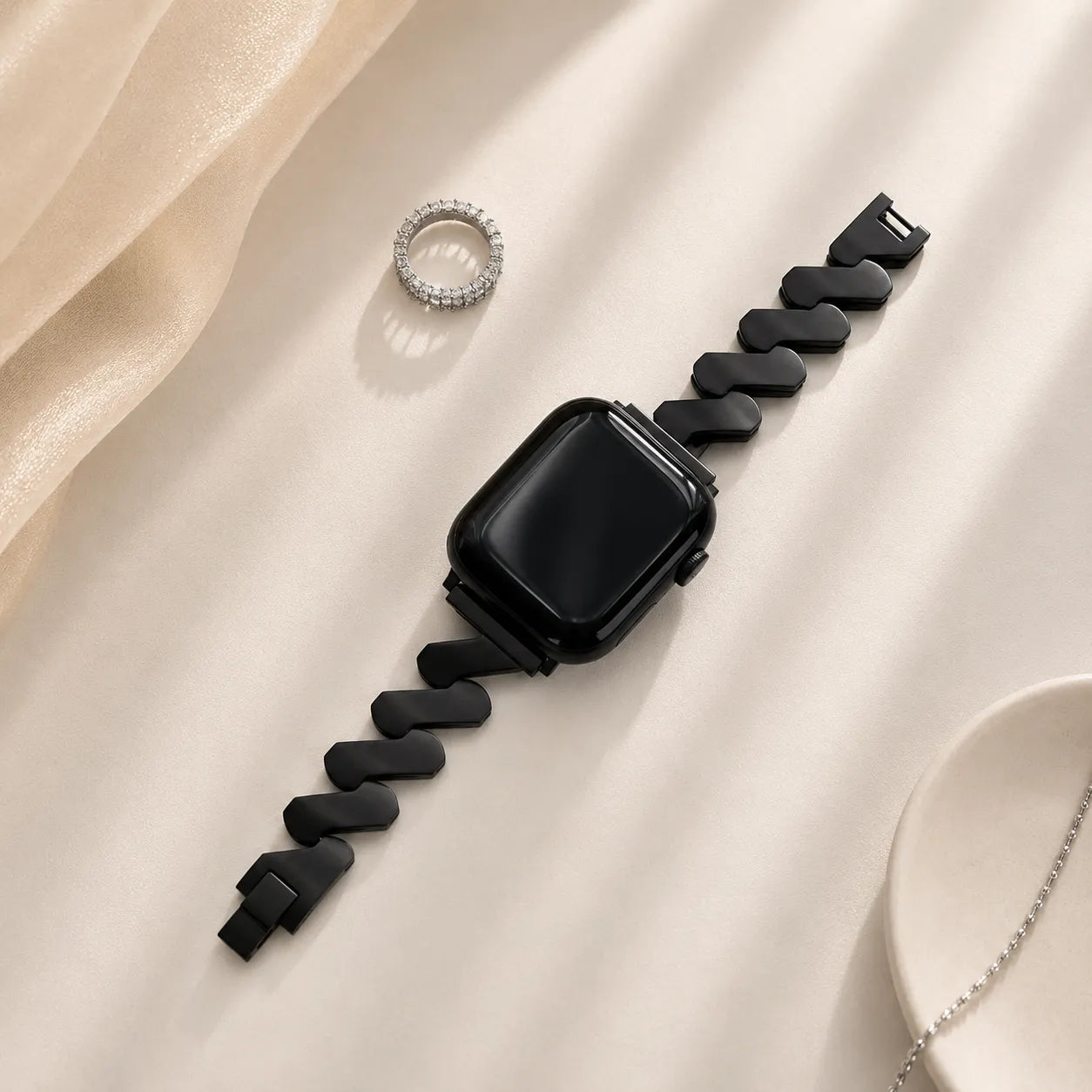 Mobius Metal Apple Watch Band black