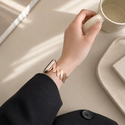 Mobius Metal Apple Watch Band rose gold preview