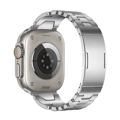 New Apple Watch Metal Band 2025 Edition Silver Back
