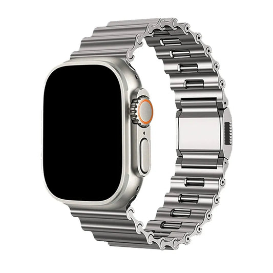 Ocean-Style Magnetic Steel Band for Apple Watch