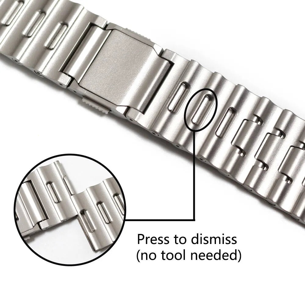 Ocean-Style Magnetic Steel Band for Apple Watch Detail