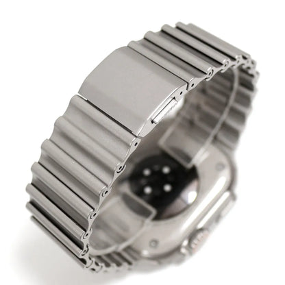 Ocean-Style Magnetic Steel Band for Apple Watch titanium back