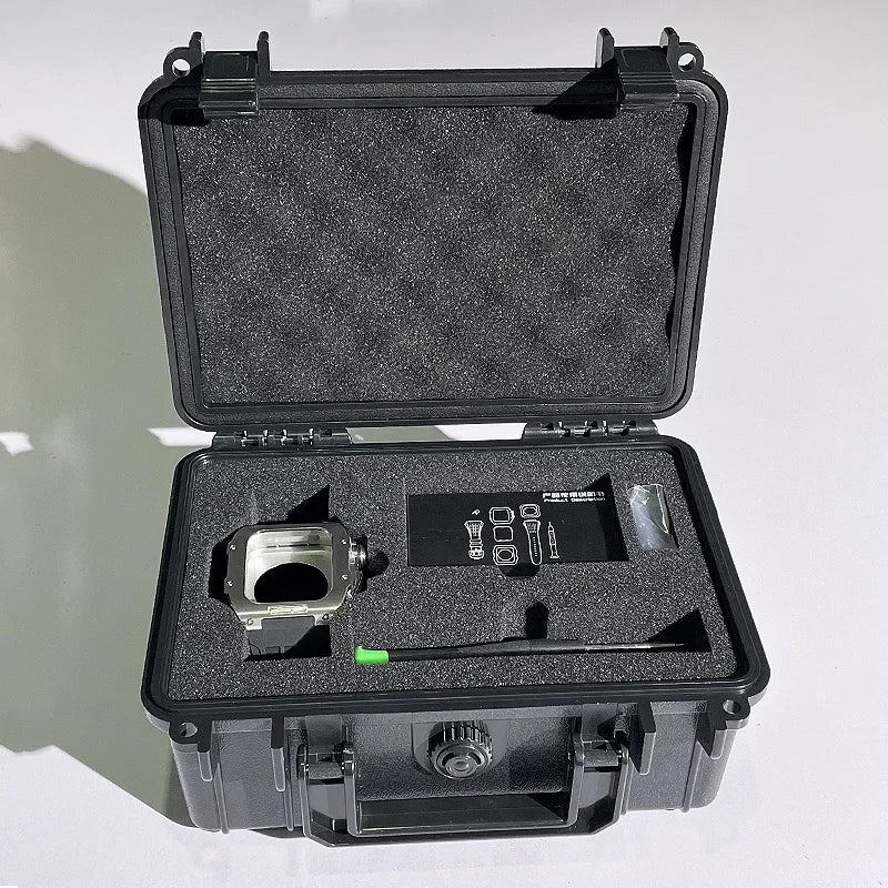 Kit OrionI pour Apple Watch avec bracelet FKM, matériel d’installation, outil de montage et étui