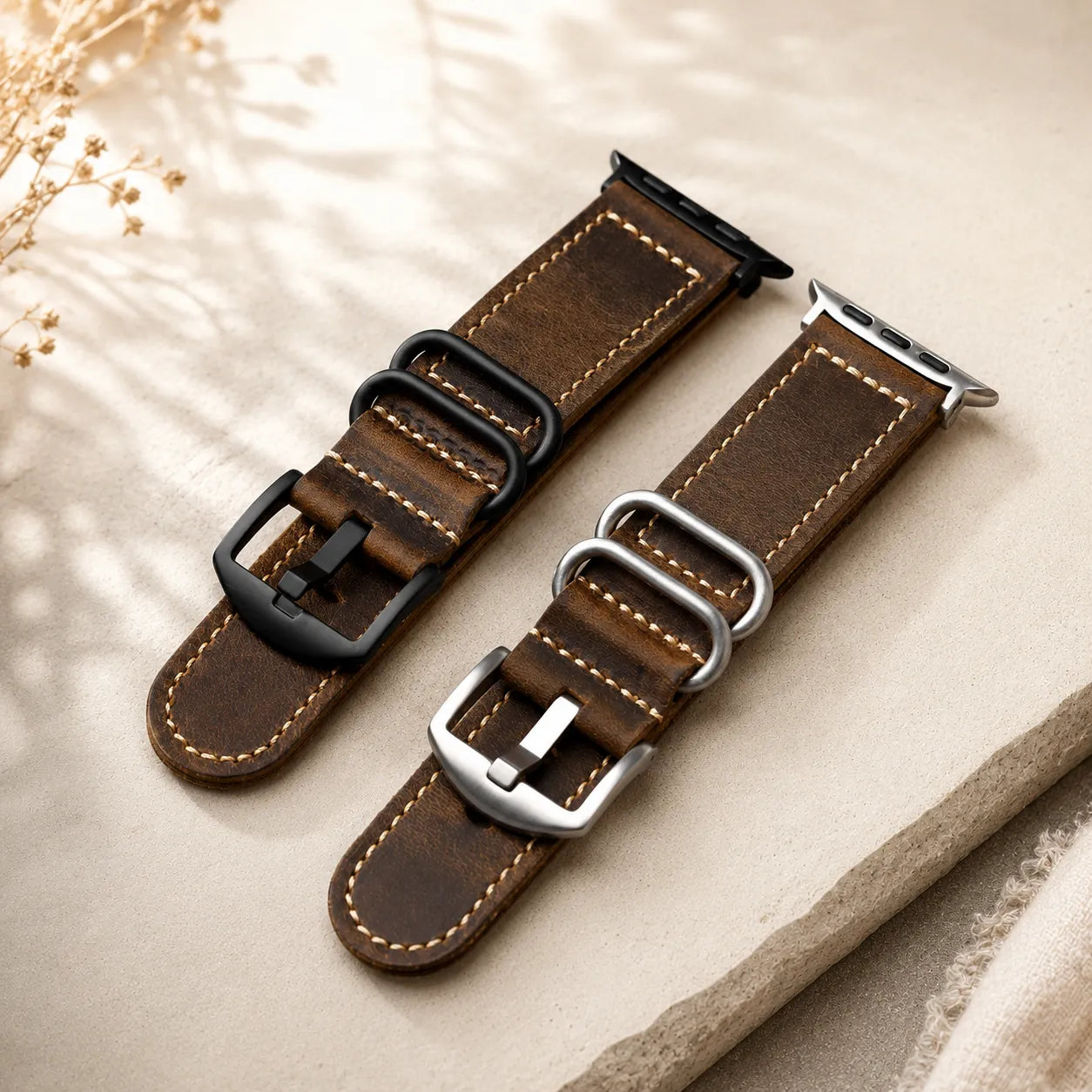 Premium Men’s Leather Apple Watch Band