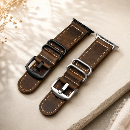 Premium Men’s Leather Apple Watch Band