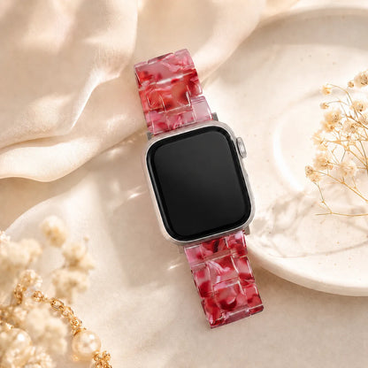 Resin Apple Watch Band for Women peach