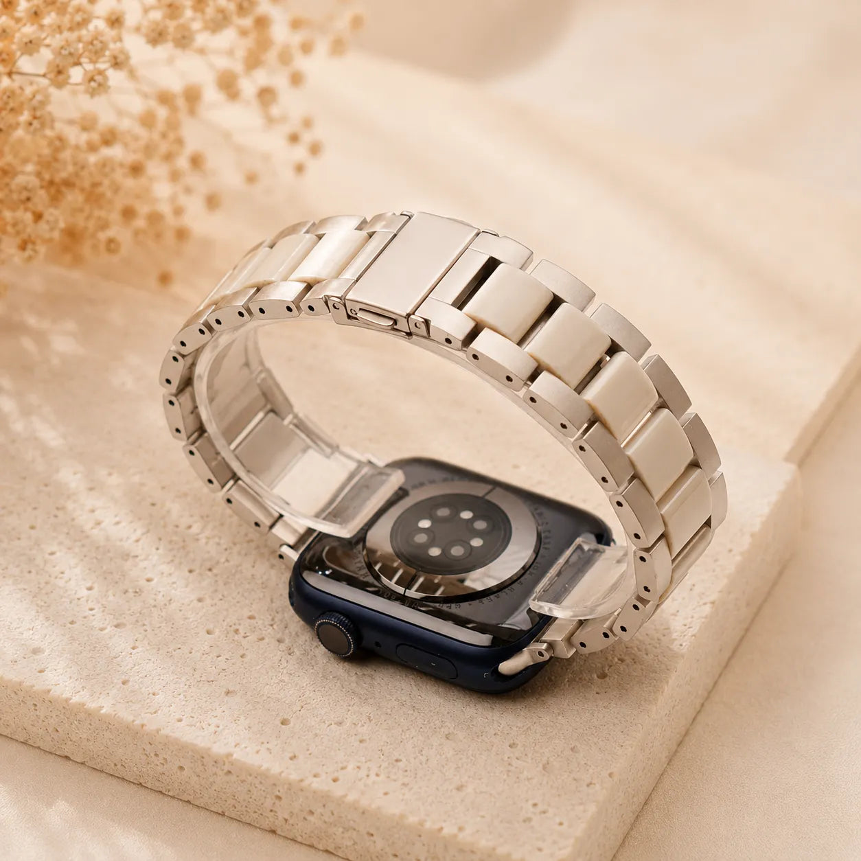 Resin & Metal Apple Watch Band back