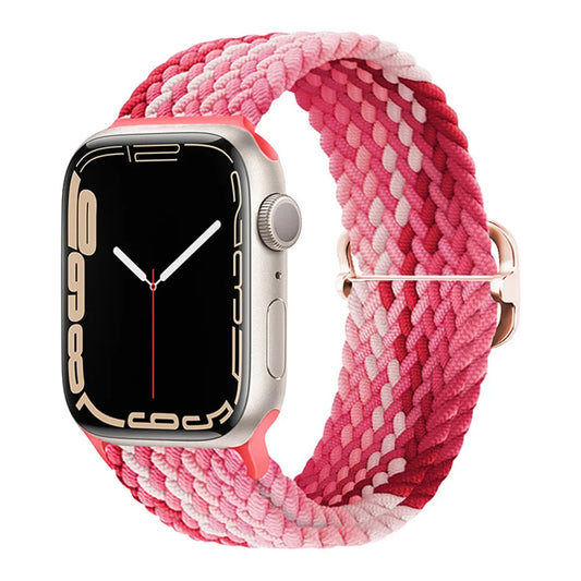 Strawberry Braided Apple Watch Band