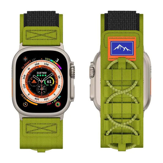 Tactical Nylon Apple Watch Band - Green