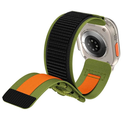 Tactical Nylon Apple Watch Band - Green