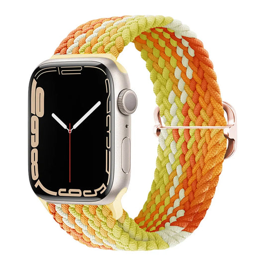 Tangerine Braided Apple Watch Band