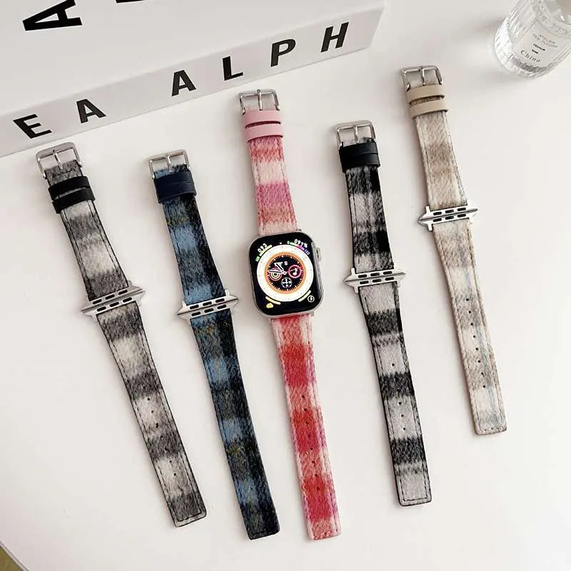 Tartan Apple Watch Band