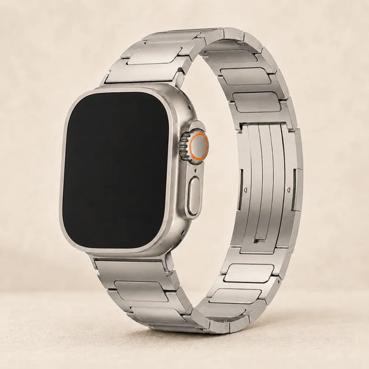 Titanium Apple Watch Band Natural